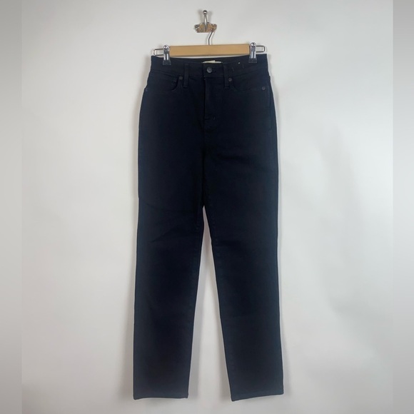 Madewell Women's Black Straight Leg Jeans - Picture 4 of 16